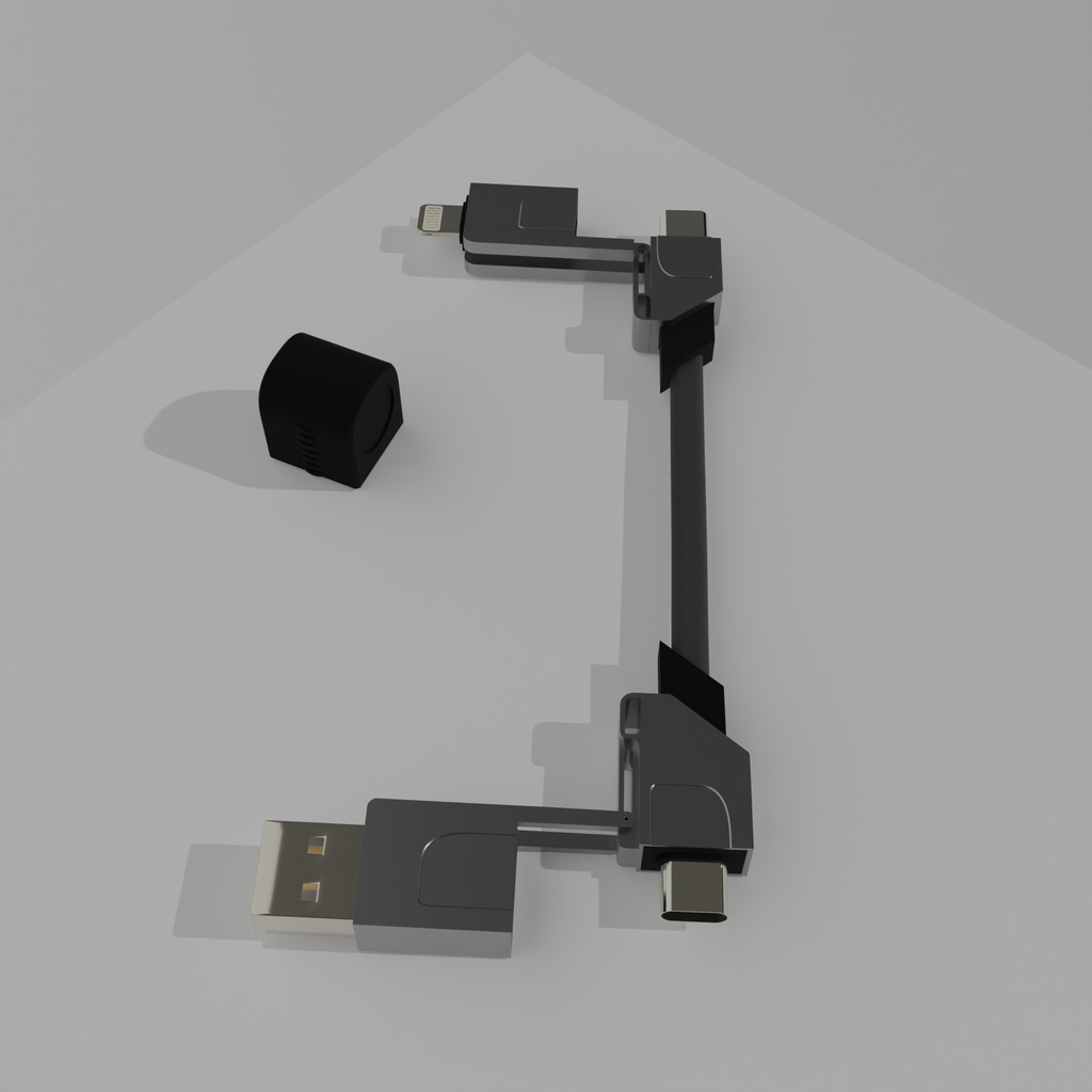 6 in 1 100W Charging Cable